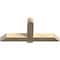 Ekena Millwork Eugene Rough Sawn Timber Gable Bracket, Douglas Fir, 60"W x 27"H x 6"D x 6"F, 11/12 Pitch GBW060X27X0606EUG00RDF - alternate 5